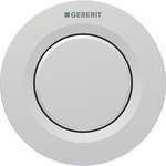 Przycisk spłukujący pneumatyczny WC Typ 10, ręczny, podtynkowy, Sigma 8 cm dwudzielny, chrom mat, easy-to-clean