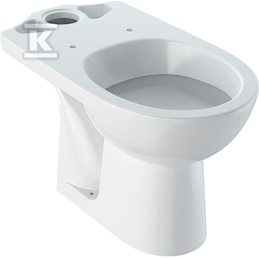 Miska stojąca WC Selnova do spłuczki nasadzanej, lejowa, B36 cm, H39 cm, T67 cm, odpływ poziomy