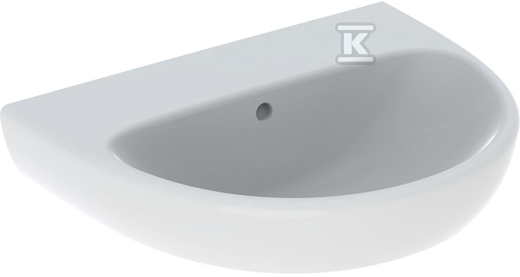 Umywalka Selnova B55 cm, H18 cm, T44 cm, z przelewem, bez otworu na baterię