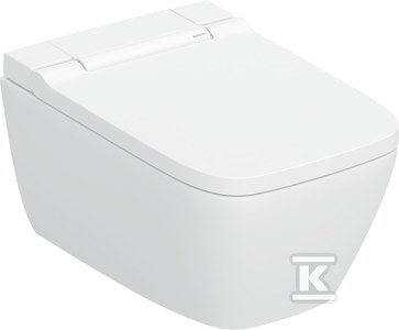 Miska myjąca WC z funkcją higieny intymnej AquaClean Sela Square, wisząca miska WC, biały