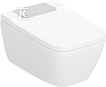 Miska myjąca WC z funkcją higieny intymnej AquaClean Sela Square, wisząca miska WC, chrom
