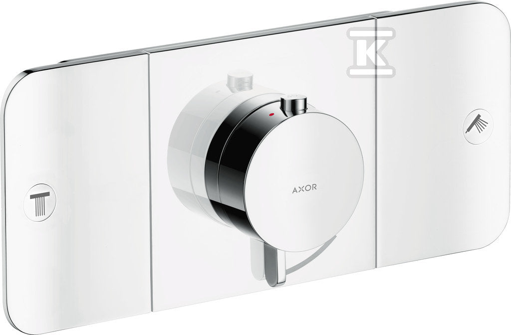 AXOR One Moduł termostatyczny do montażu podtynkowego do 2 odbiorników, element zewnętrzny