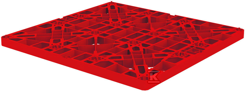 Płyta bazowa / podstawa do skrzynki ECOBLOC Inspect Flex, pojemność 25L, wymiary: dł./szer./wys. 800x800x40mm, kolor szary