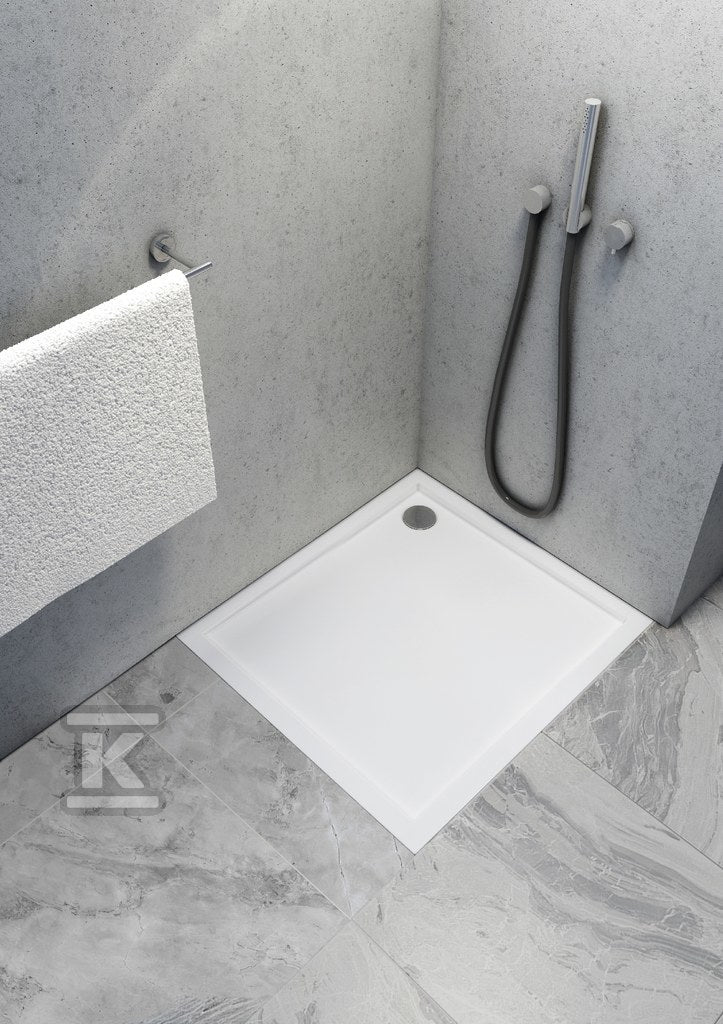 Brodzik akrylowy 3.2332 Standard 80x80x4,5 cm R55 "Caspar New", półokrągły