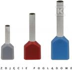 HI 2X0,75/8 (100 SZT.) KOŃCÓWKA KABLOWA