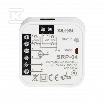 Sterownik rolet uniwersalny dopuszczalny przewodowy SRP-04