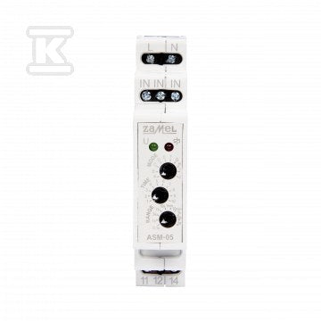 Cyfrowy wielofunkcyjny automat schodowy, 230V AC, 16A ASM-05