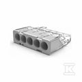 Szybkozłączka mini PC-215S do przewodu typu drut, 0,2-2,5mm2 opk=100szt