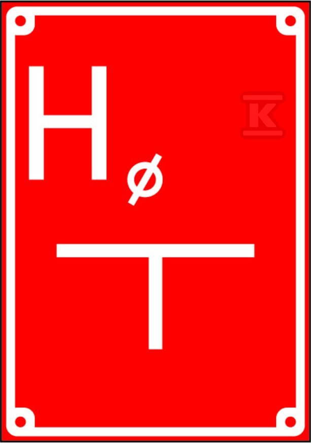 Tablica orientacyjna dla hydrantu