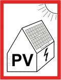 Tablica samoprzylepna 74x105 "PV" NI3-PV