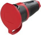 Gniazdo tablicowe jednofazowe P-Nova Plus 16A 2P+Z 230V, kołnierz 50x50, z bolcem IP54