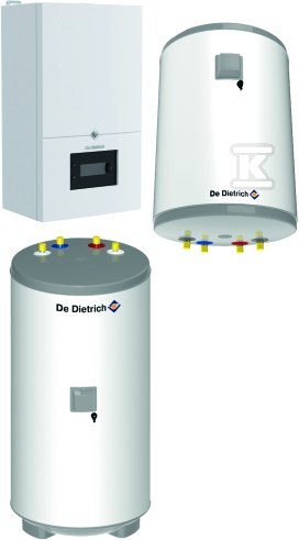 Kocioł gazowy kondensacyjny MCR4 19/AQUAvie125 z podgrzewaczem c.w.u. ze stali nierdzewnej