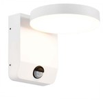 Projektor Oprawa Elewacyjna V-TAC 17W LED Czujnik Ruchu Okrągła Czarna IP65 VT-11020S 3000K 2520lm