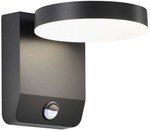 Projektor Oprawa Elewacyjna V-TAC 17W LED Czujnik Ruchu Okrągła Biała IP65 VT-11020S 3000K 2520lm