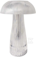 Lampka Biurkowa Nocna V-TAC 1W LED 25cm Ładowanie USB Ściemnianie Przezroczysta VT-1040 3000K-6000K 50lm