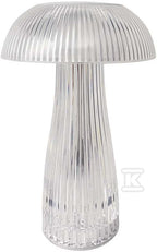 Lampka Biurkowa Nocna V-TAC 1W LED 25cm Ładowanie USB Ściemnianie Przezroczysta VT-1040 3000K-6000K 50lm