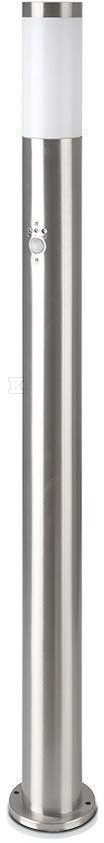 Słupek Ogrodowy V-TAC 110CM Stal Szczotkowana Czujnik Ruchu E27 VT-838-110