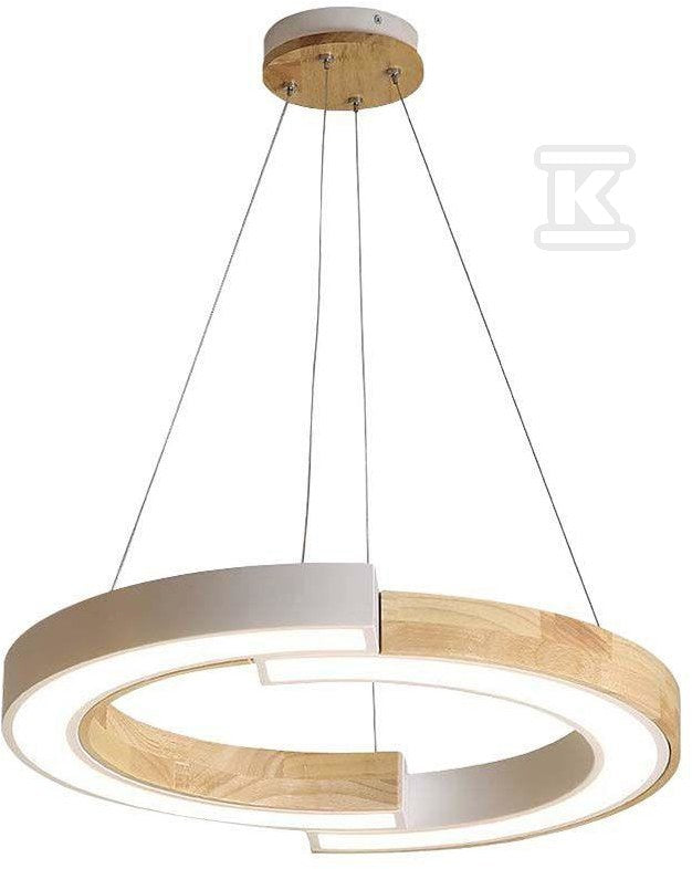 Oprawa Zwieszana V-TAC 12W LED Drewno VT-7828 3000K 4000lm