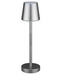 Lampka Biurkowa Nocna V-TAC 3W LED Ładowanie Ściemnianie Szara VT-7703 4000K 70lm
