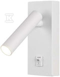 Oprawa LED V-TAC 2W Kinkiet Hotel Łóżko Włącznik Biały VT-402 3000K 150lm