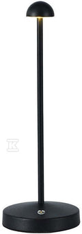Lampka Biurkowa Nocna V-TAC 3W LED 29cm Ładowanie USB Ściemnianie Czarna VT-1073 3000K-6000K 130lm