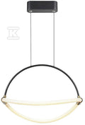 Oprawa Zwieszana V-TAC 12W LED 40cm Czarna VT-10124 4000K 1500lm