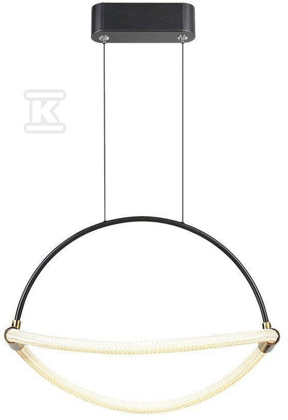 Oprawa Zwieszana V-TAC 12W LED 40cm Czarna VT-10124 4000K 1500lm