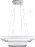 Oprawa Zwieszana LED V-TAC 100W Soft Light Chandelier Ściemnianie Biały VT-101-2D 3000K 6300lm 3 Lata Gwarancji