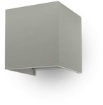 Oprawa Ścienna V-TAC 12W LED Ukośna Szara IP65 VT-8054-N 4000K 1250lm