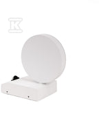 Projektor Oprawa Elewacyjna V-TAC 17W LED Czujnik Ruchu Okrągła Biała IP65 VT-11020S 3000K 2520lm