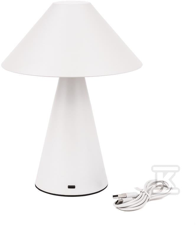Lampka Biurkowa Nocna V-TAC 3W LED 24cm Ładowanie USB Ściemnianie Biała VT-1051 3000K-6000K 200lm
