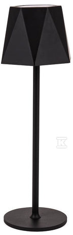 Lampka Biurkowa Nocna V-TAC 4W LED 37cm Ładowanie USB Ściemnianie Czarna VT-1034 3000K-6000K 150lm