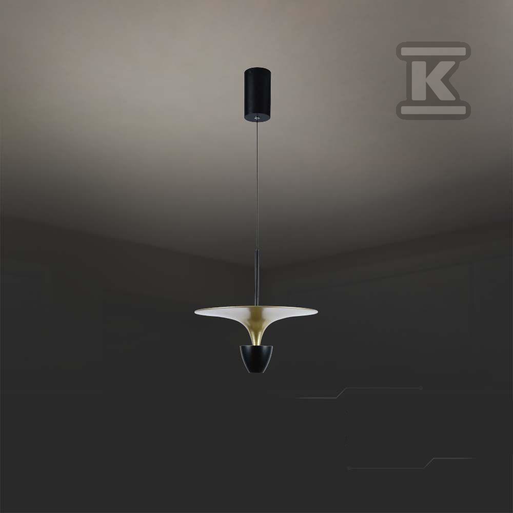 Oprawa Zwieszana V-TAC 9W LED Czarny+Złoty VT-7832 3000K 1000lm