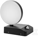 Projektor Oprawa Elewacyjna V-TAC 17W LED Czujnik Ruchu Okrągła Czarna IP65 VT-11020S 3000K 2520lm