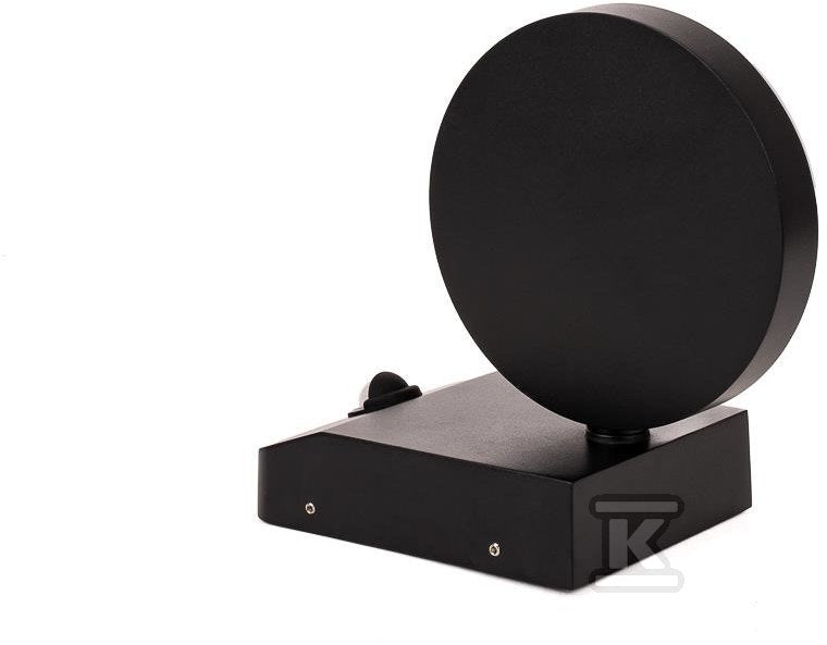 Projektor Oprawa Elewacyjna V-TAC 17W LED Czujnik Ruchu Okrągła Czarna IP65 VT-11020S 3000K 2520lm