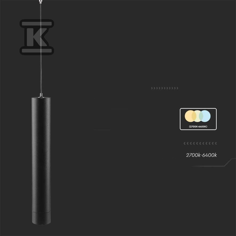 Oprawa Projektor Szynosystem SMART 48V V-TAC 8W LED CCT 30st SMART WiFi TRACKLIGHT Czarna VT-908D 2700K-6400K 700lm 3 Lata Gwarancji