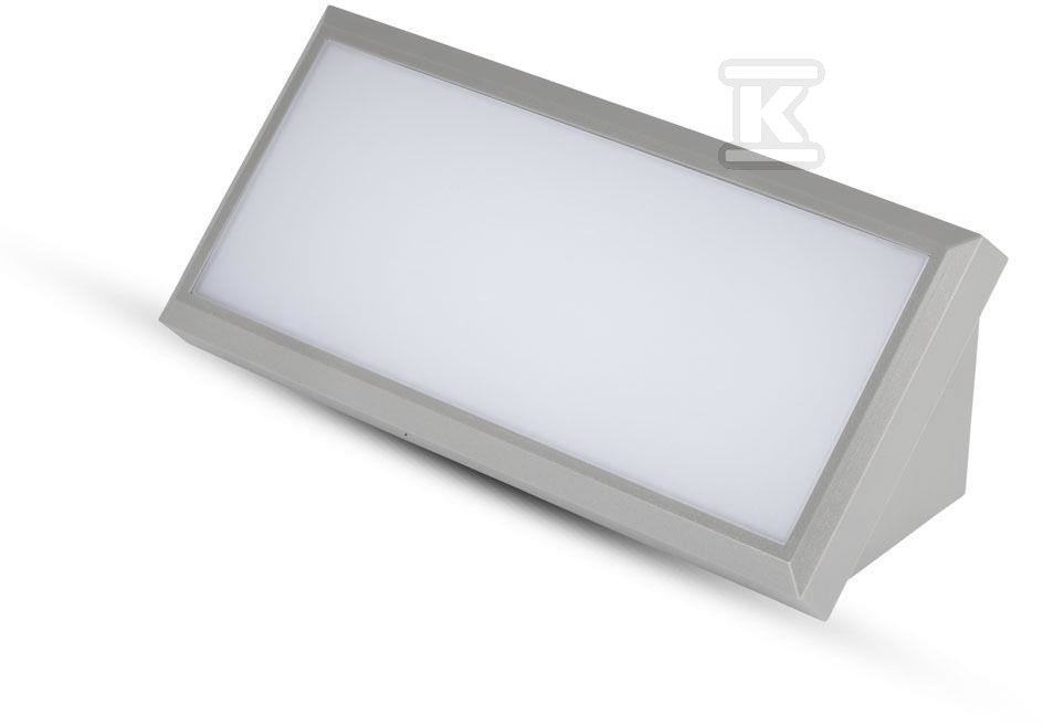 Oprawa Ścienna V-TAC 12W LED Ukośna Szara IP65 VT-8054-N 4000K 1250lm