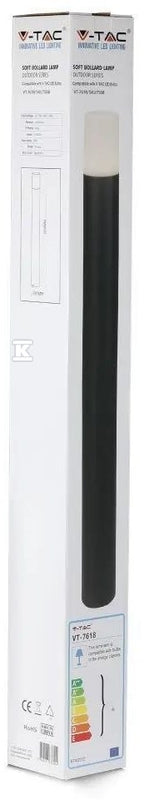 Oprawa ogrodowa GU10 VT-7618 czarna IP54