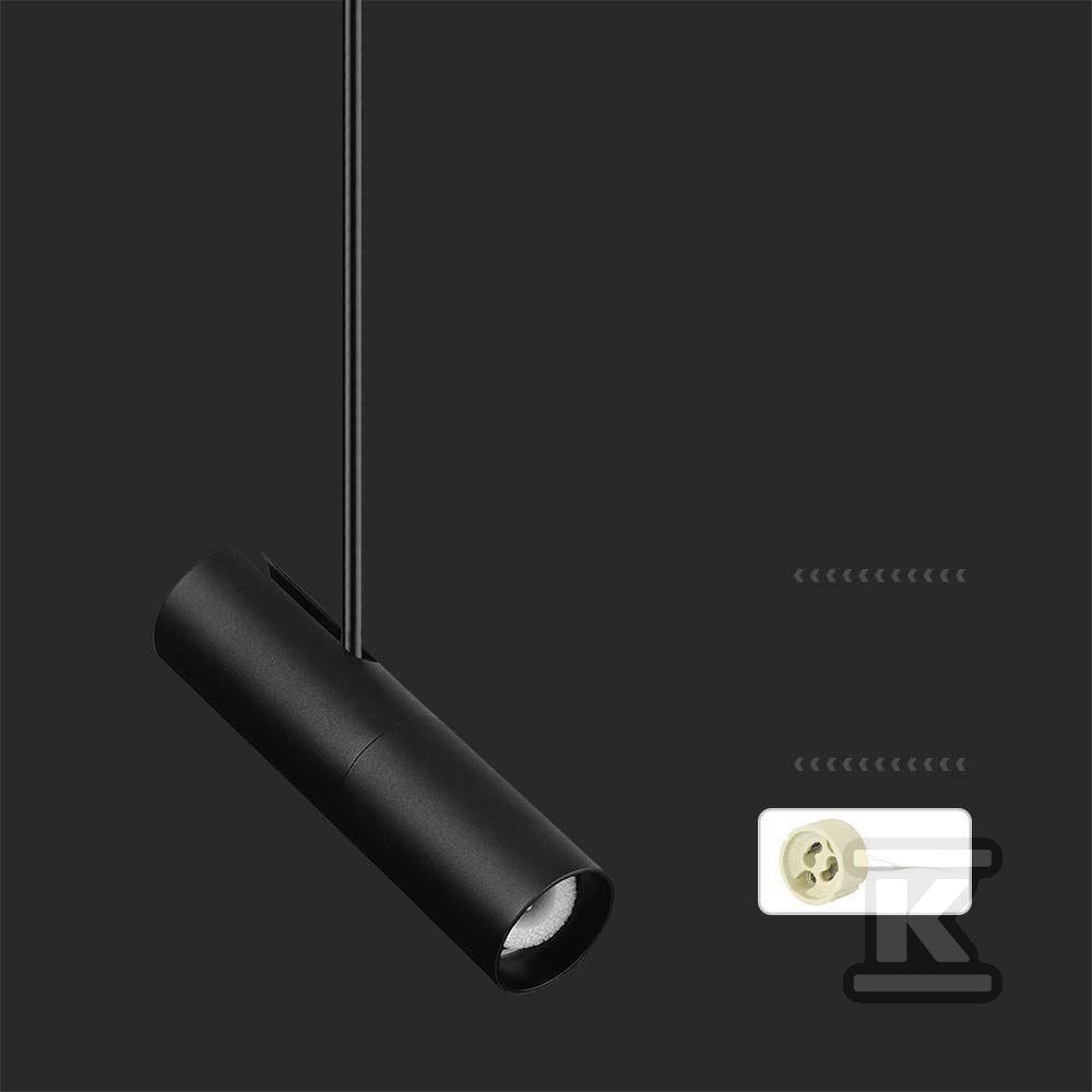 Oprawa Sufitowa V-TAC GU10 Regulowana 830-1170mm Czarna VT-7900 3 Lata Gwarancji