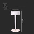 Lampka Biurkowa Nocna V-TAC 3W LED 23cm Ładowanie USB CCT Ściemnianie Biała VT-7567 3000K-6000K 210lm
