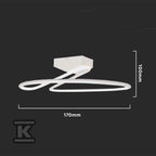 Oprawa Sufitowa V-TAC 24W LED Biała 310x115mm 4000K 2560lm
