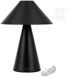 Lampka Biurkowa Nocna V-TAC 3W LED 24cm Ładowanie USB Ściemnianie Czarna VT-1051 3000K-6000K 200lm