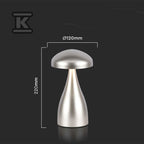 Lampka Biurkowa Nocna V-TAC 1W LED 22cm Ładowanie USB Ściemnianie Złota VT-1041 3000K-6000K 55lm