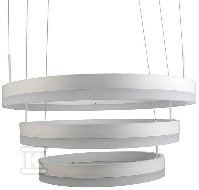 Oprawa Zwieszana LED V-TAC 82W Soft Light Chandelier Ściemnianie Biały VT-82-3-W-N 3000K 4550lm 3 Lata Gwarancji