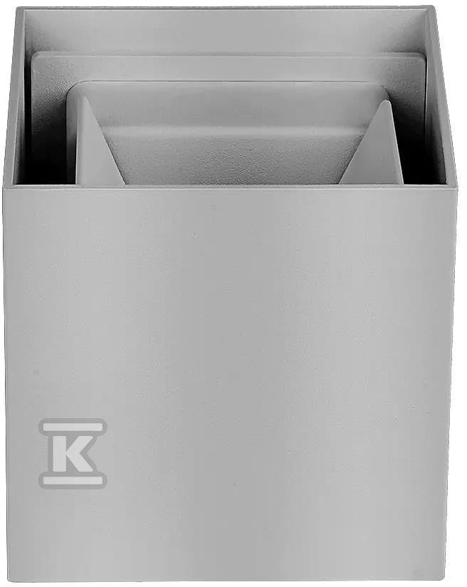 Oprawa Ścienna V-TAC 11W LED Góra Dół Regulowana Chip BRIDGELUX Szary Kwadrat IP65 VT-759-12-G 4000K 1360lm