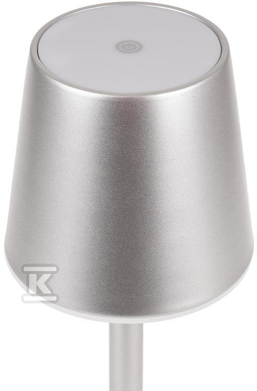 Lampka Biurkowa Nocna V-TAC 3W LED Ładowanie Ściemnianie Szara VT-7703 4000K 70lm