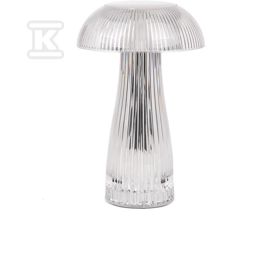 Lampka Biurkowa Nocna V-TAC 1W LED 25cm Ładowanie USB Ściemnianie Przezroczysta VT-1040 3000K-6000K 50lm