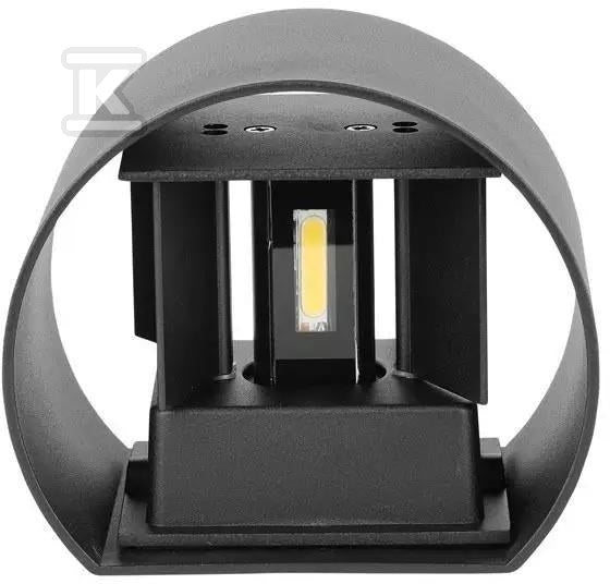 Oprawa Ścienna 5W V-TAC Góra Dół Regulowana Czarny Okrągły IP65 Bridgelux VT-756-B 4000K 700lm
