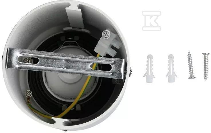 Oprawa puntkowa VT-796 GU10 okrągła biała