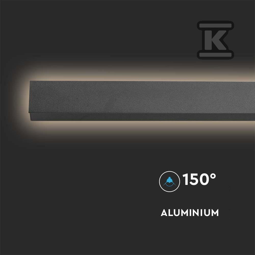 Oprawa Ścienna Elewacyjna LED Linia V-TAC 23W IP65 Czarna 140cm VT-1178 4000K 3150lm